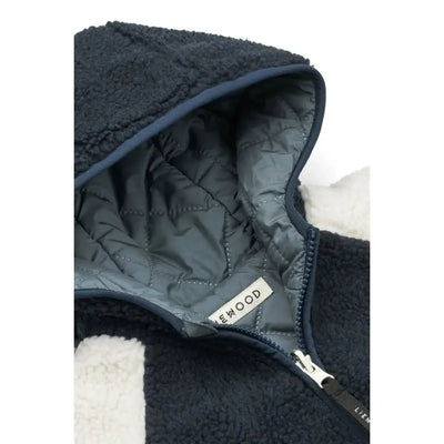 Liewood Baby Jackson Reversible Jacket Whale Blue Multi