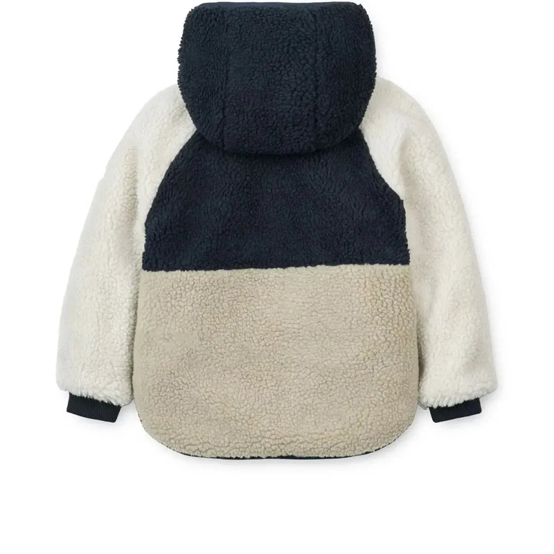 Liewood Baby Jackson Reversible Jacket Whale Blue Multi