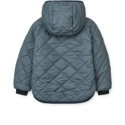 Liewood Baby Jackson Reversible Jacket Whale Blue Multi
