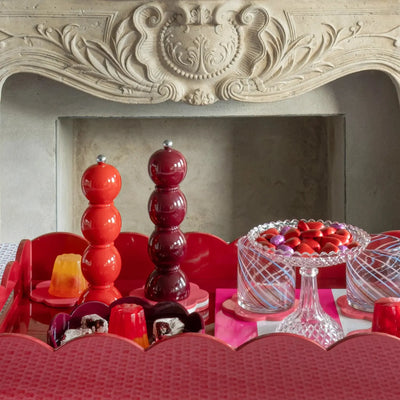 Addison Ross Bobbin Lacquer Salt or Pepper Mill Cherry