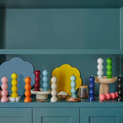 Addison Ross Bobbin Lacquer Salt or Pepper Mill Cherry