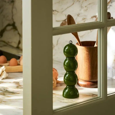 Addison Ross Bobbin Lacquer Salt or Pepper Mill Khaki