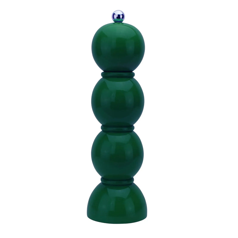 Addison Ross Bobbin Lacquer Salt or Pepper Mill Racing Green