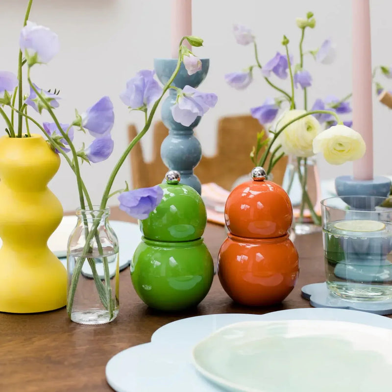 Addison Ross Chubbie Salt & Pepper Mill Leaf Green