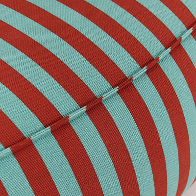 Nobodinoz Armchair Beanbag - Adult Size - Ziggy Red Teal Green Stripes