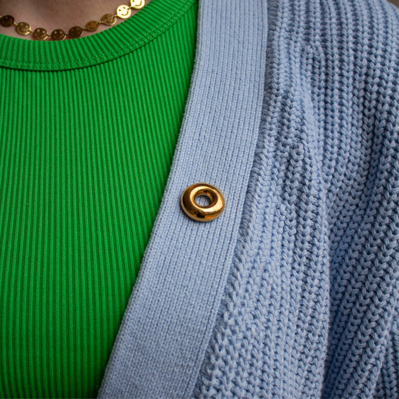 Aesthetic Studios Donut Pin Gold