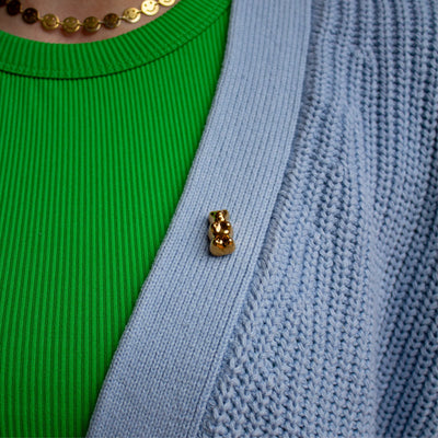 Aesthetic Studios Goldbear Pin Gold