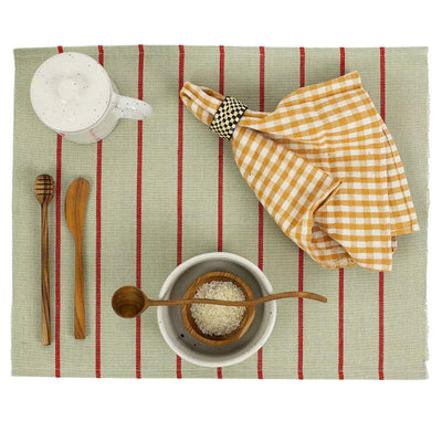Afro Art Adonia Placemat Beige/Oranje