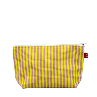 Afro Art Carla Toilet Bag Pink Yellow Small