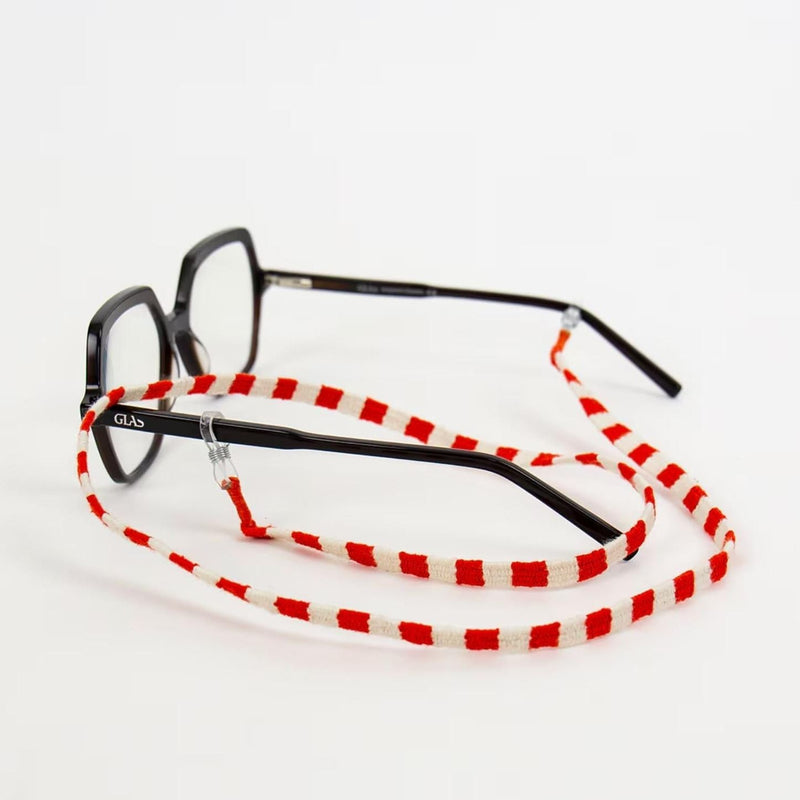 Afro Art Eye Lenyard White Red - Studio Play