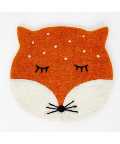 Afro Art Felt Seat Cushion Fox