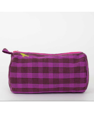 Afro Art Ruta Toilet Bag Purple Brown