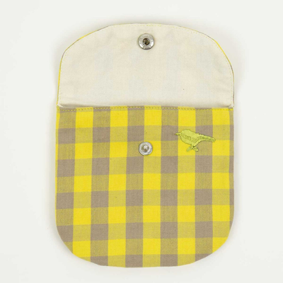 Afro Art Ruta Purse Yellow/Beige