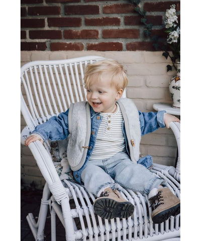 Alwero Bodywarmer Alpen Baby Lichtgrijs