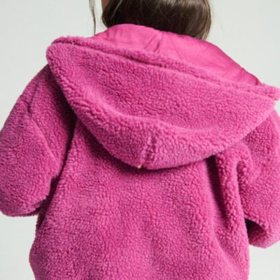 American Vintage Kids Hoktown Jacket Fuchia