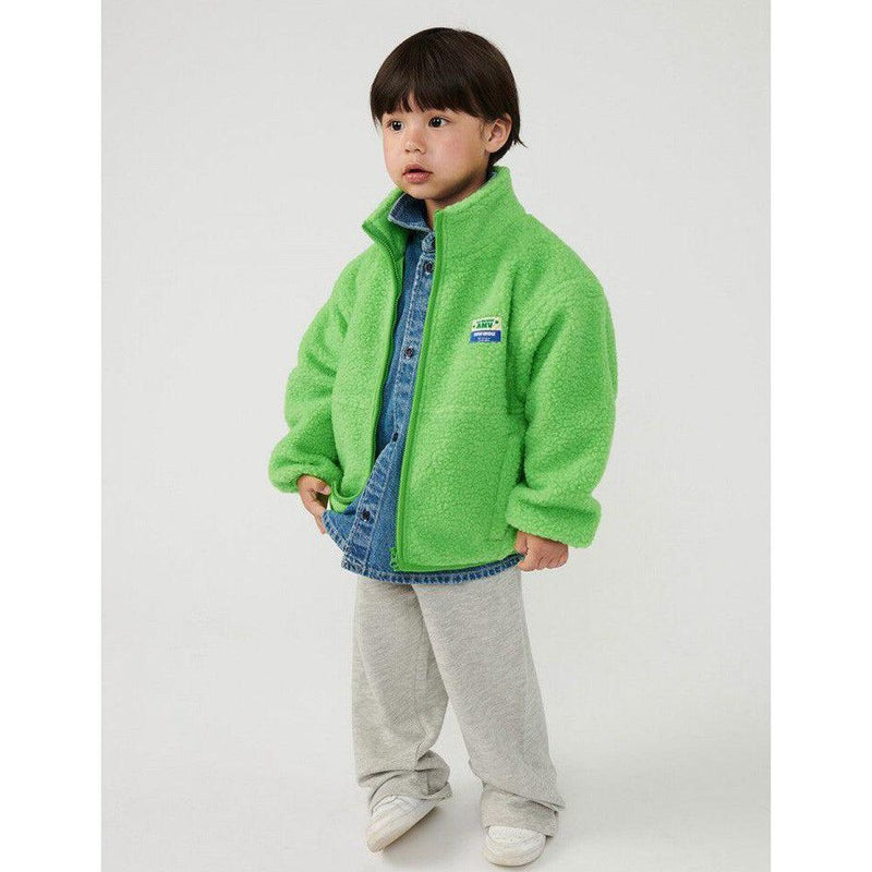 American Vintage Kids Hoktown Vest Vert Fluo Chine - Studio Play