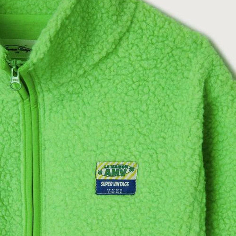 American Vintage Kids Hoktown Vest Vert Fluo Chine - Studio Play