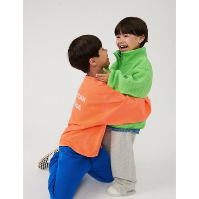 American Vintage Kids Hoktown Vest Vert Fluo Chine - Studio Play