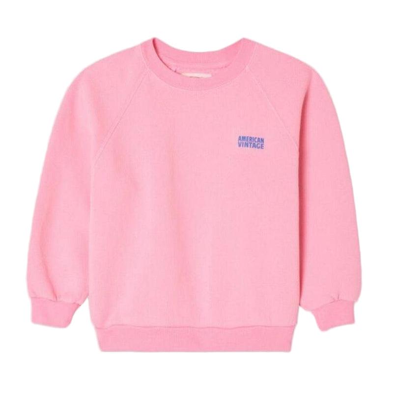 American Vintage Kids Izubird Sweatshirt Cotton Candy