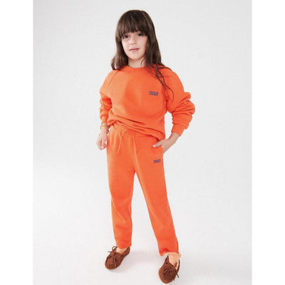 American Vintage Kids Izubird Sweatshirt Feu Fluo