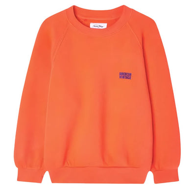 American Vintage Kids Izubird Sweatshirt Feu Fluo - Studio Play