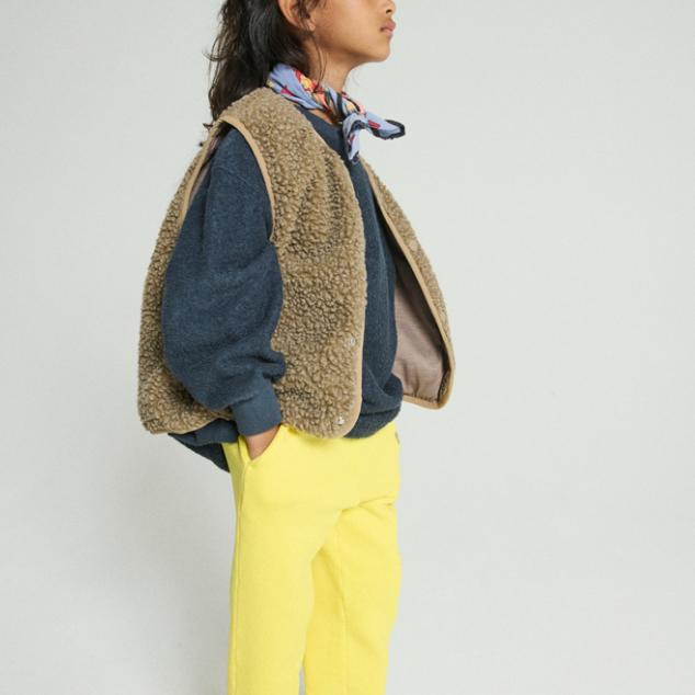 American Vintage Kids Jacket Hoktown Muscade Chine