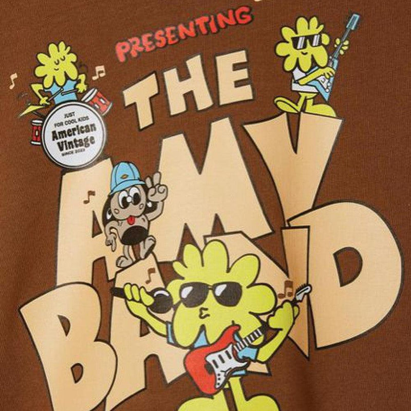 American Vintage Kids T-shirt Fizvalley Brunette Vintage - Studio Play