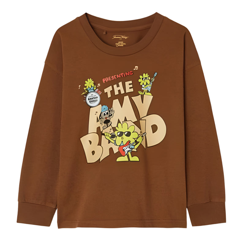 American Vintage Kids T-shirt Fizvalley Brunette Vintage