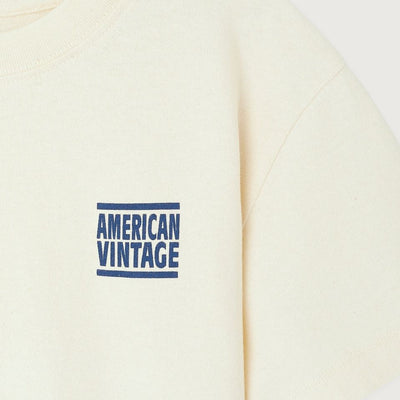 American Vintage Kids Ykobow T-shirt Ecru