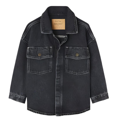 American Vintage Kids Yopday Shirt Black Vintage - Studio Play