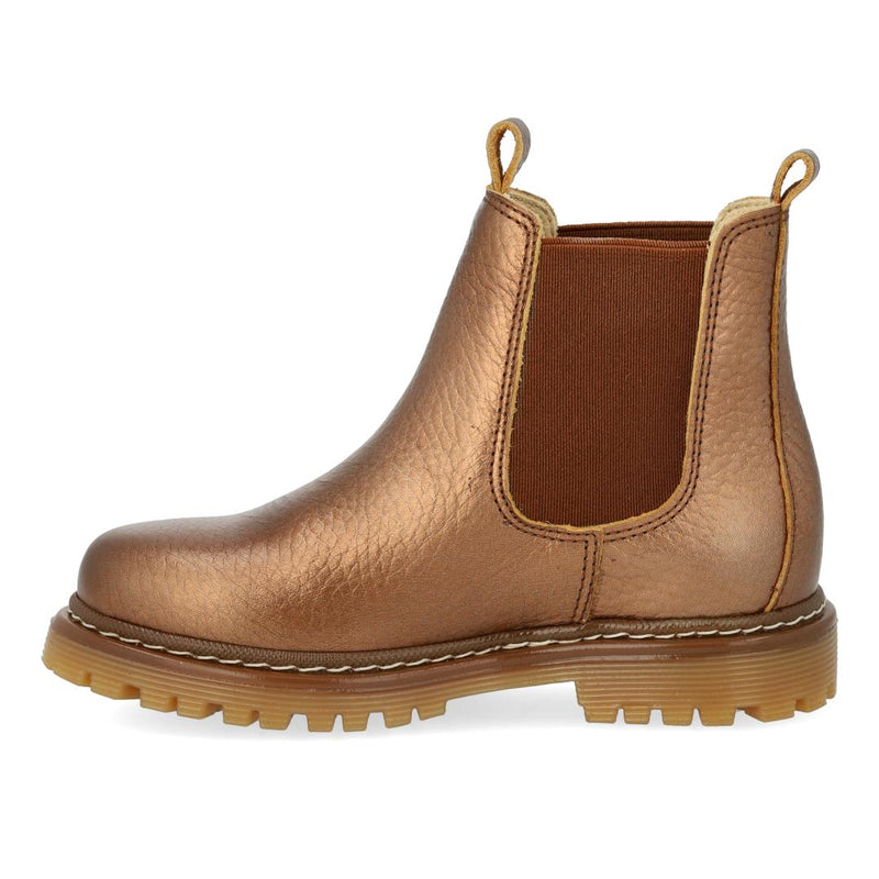 Angulus Chunky Chelsea Boot Bronze/Shiny Cognac