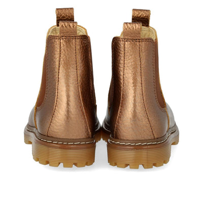 Angulus Chunky Chelsea Boot Bronze/Shiny Cognac