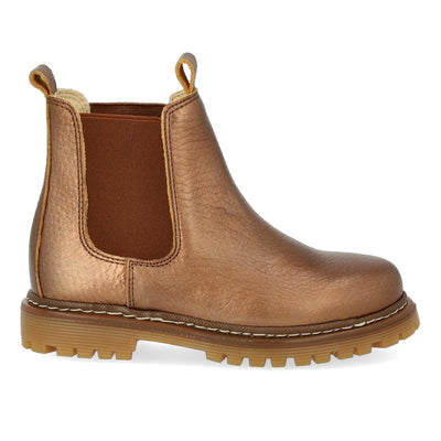 Angulus Chunky Chelsea Boot Bronze/Shiny Cognac