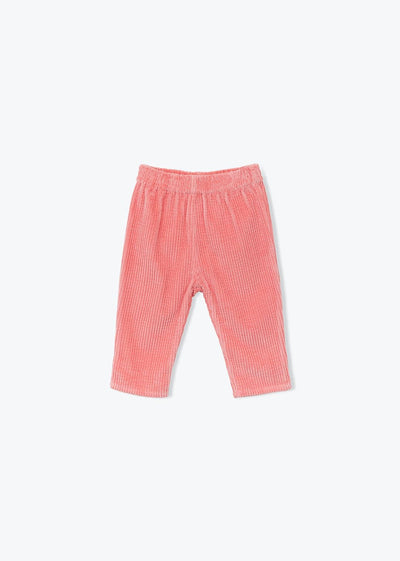 Arsène et les pipelettes Baby Gawen Velour Pant Bubble Gum - Studio Play