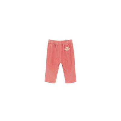 Arsène et les pipelettes Baby Gawen Velour Pant Bubble Gum