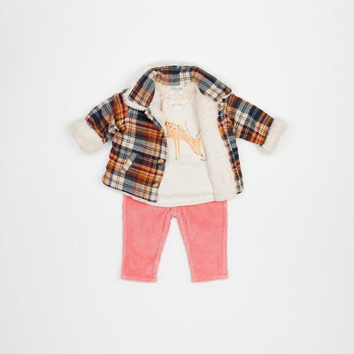 Arsène et les pipelettes Baby Gawen Velour Pant Bubble Gum