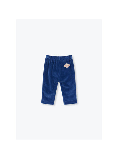 Arsène et les pipelettes Baby Gawen Velour Pant Navy - Studio Play