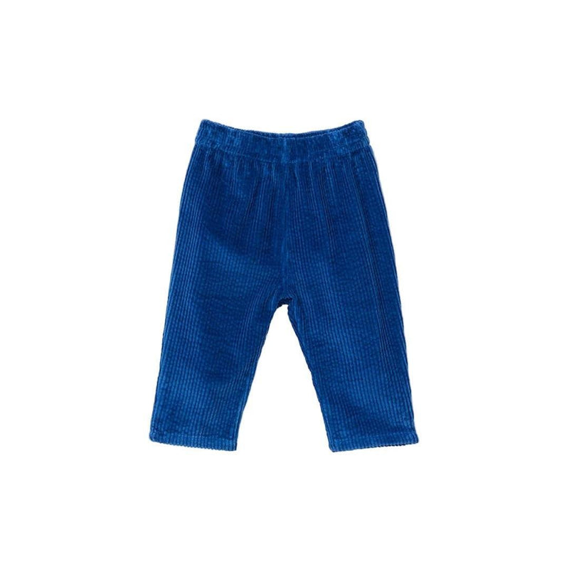 Arsène et les pipelettes Baby Gawen Velour Pant Navy