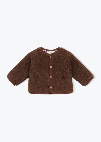 Arsène et les pipelettes Baby Gisberte Jacket Sherpa Vichy - Studio Play