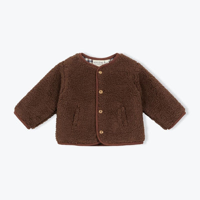 Arsène et les pipelettes Baby Gisberte Jacket Sherpa Vichy