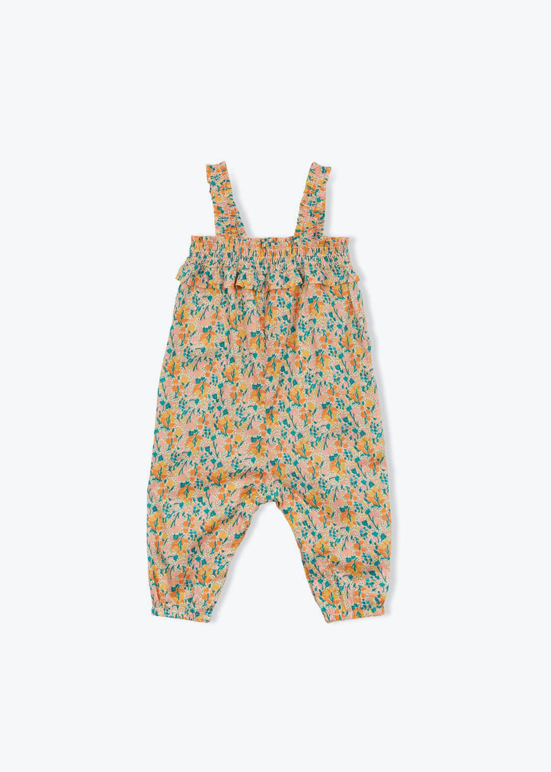 Arsène et les pipelettes Baby Jumpsuit Folie Flowers Ecru