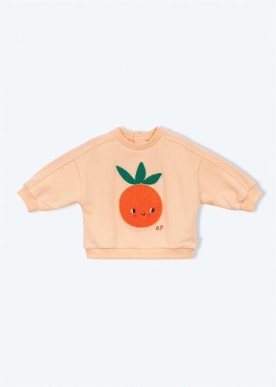 Arsène et les pipelettes Baby Sweatshirt Felicie Peach