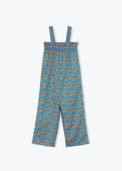 Arsène et les pipelettes Jumpsuit Florenza Flowers Blue