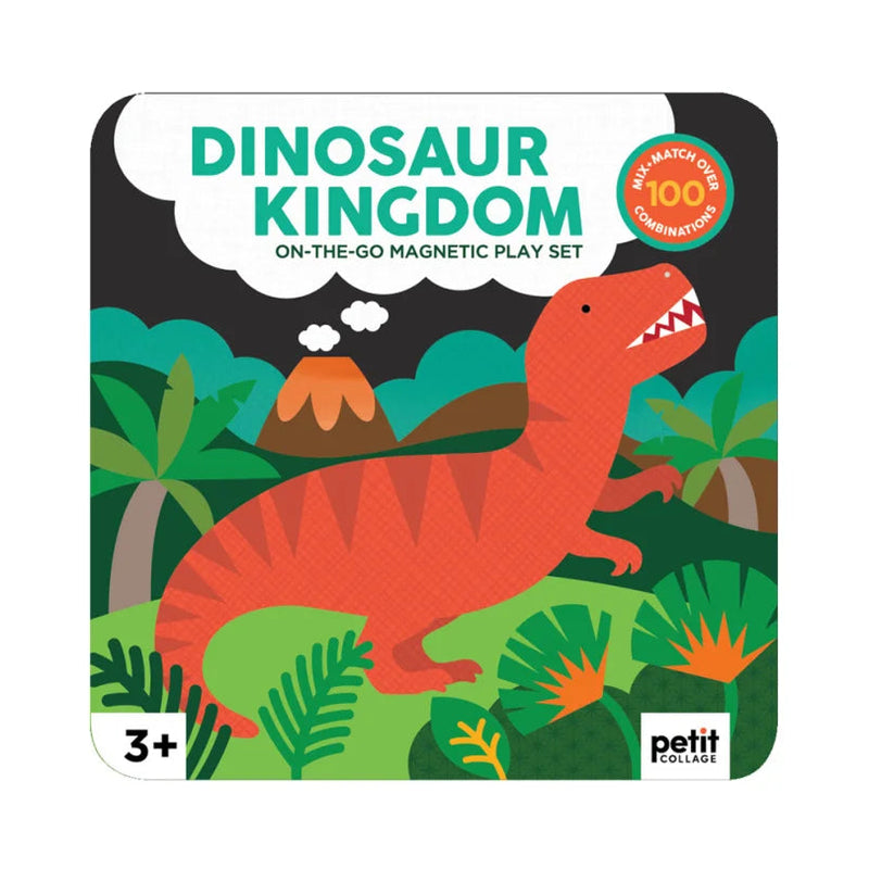 Petit Collage Magnetic Play Se On The Go Dinosaurus Koninkrijk