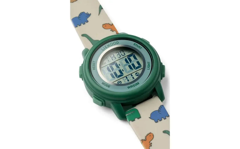 Liewood Sussi Wrist Watch Dinosaurs Mist