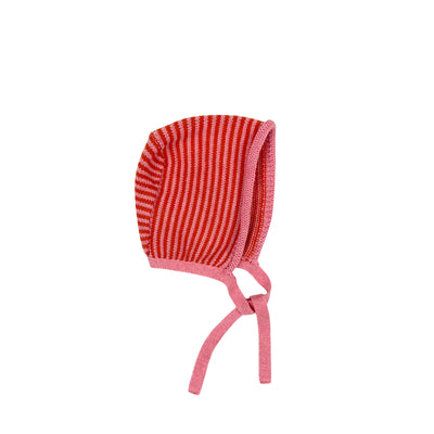 Bayiri Baby Bonnet Snail/Stripes Starfish Pink/Tortoise Red