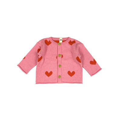 Bayiri Baby Cardigan Lovely/Starfish Pink