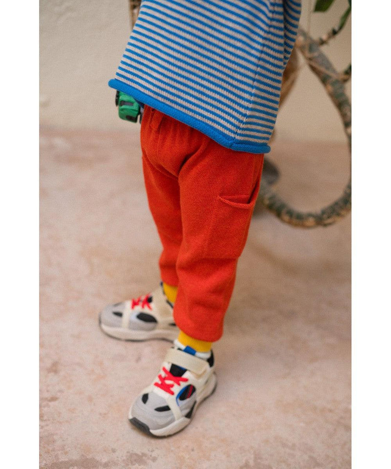 Bayiri Baby Froggy Baggy Pants Tortoise Red & Frog Gold