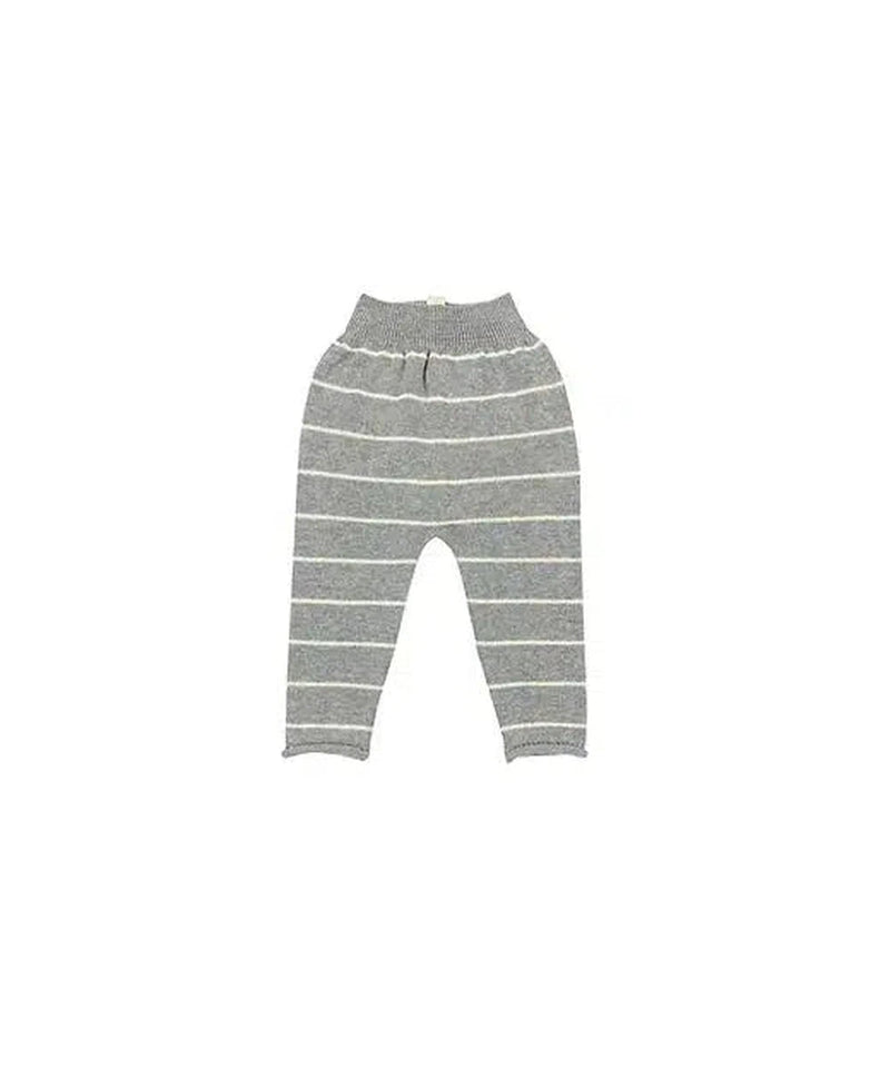 Bayiri Baby Milky Way Pants Gray & Milk Stripes