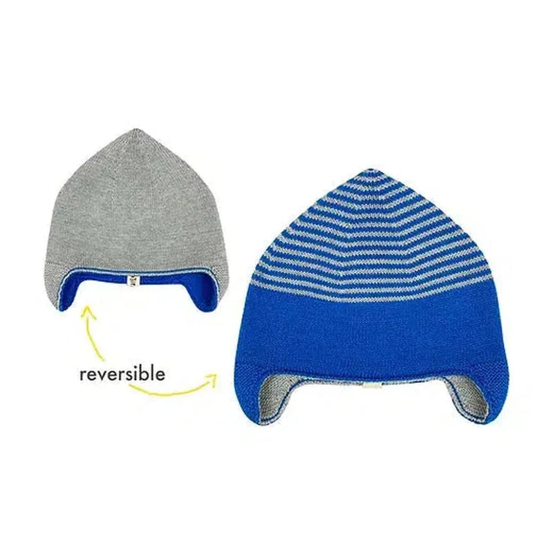 Bayiri Baby Reversible Snail Hat Galaxy Blue & Gray